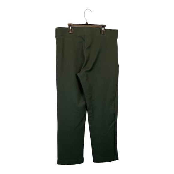 Ann Taylor Loft Olive Green Pull On Womens Trousers Slacks Office Career Large - Picture 2 of 4